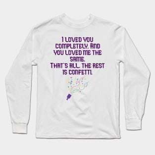 The Rest In Confetti . The Haunting Of Hillhouse Long Sleeve T-Shirt